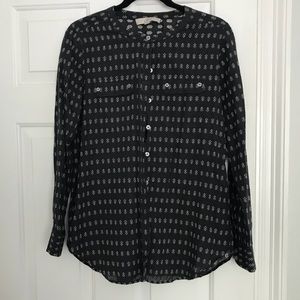 LOFT button up shirt, size medium